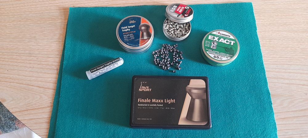 Chumbos calibre 4.5mm da H&N JSB e Gamo