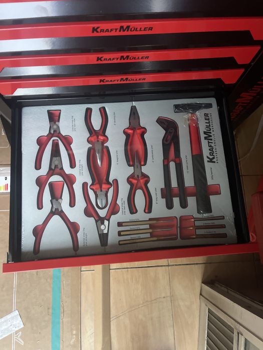 Carrinhos de ferramentas 7/6 gavetas cheias