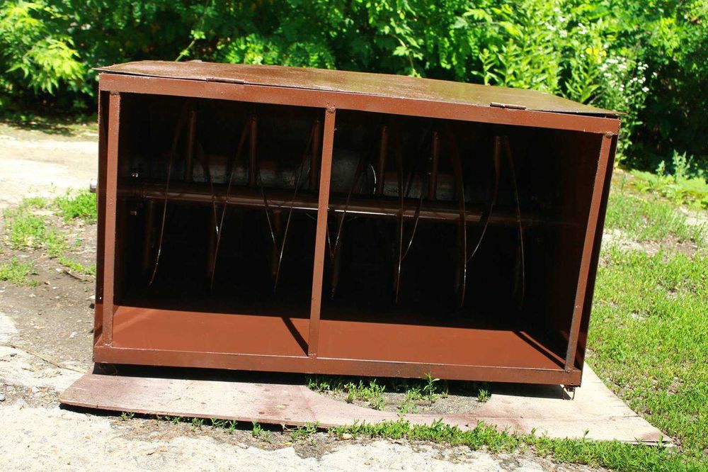 Кормозмішувач кормів, ленточний, горизонтальний міксер 500л