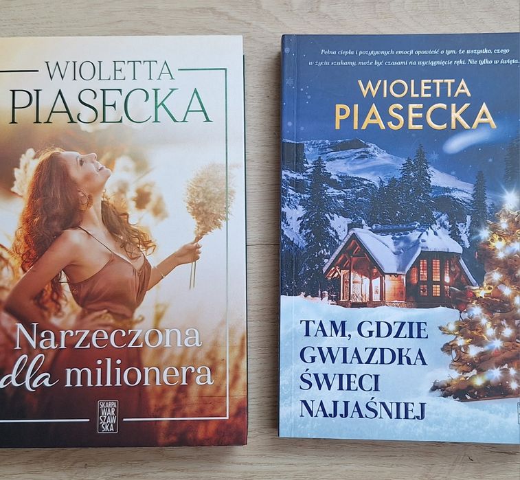 Wioletta Piasecka zestaw Narzeczona dla milonera; Tam gdzie gwiazdka