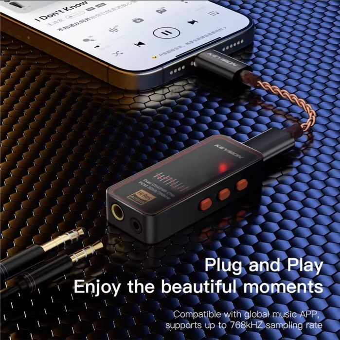 KEYSION Dual CS43198 ЦАП Підсилювач для навушників