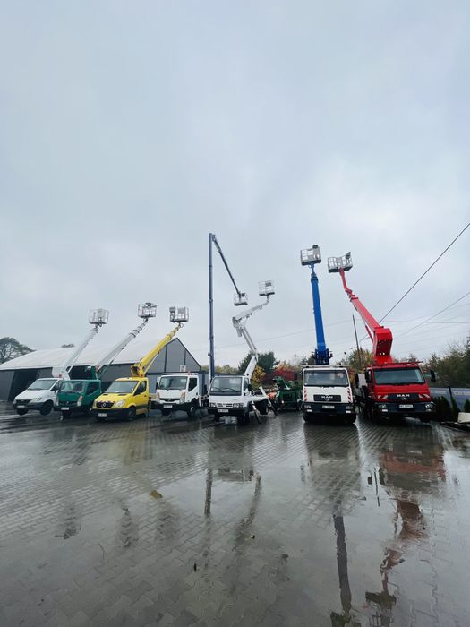 Podnosnik koszowy wynajem Wołomin Radzymin Niepret 22m 25m 27m 30m 35m