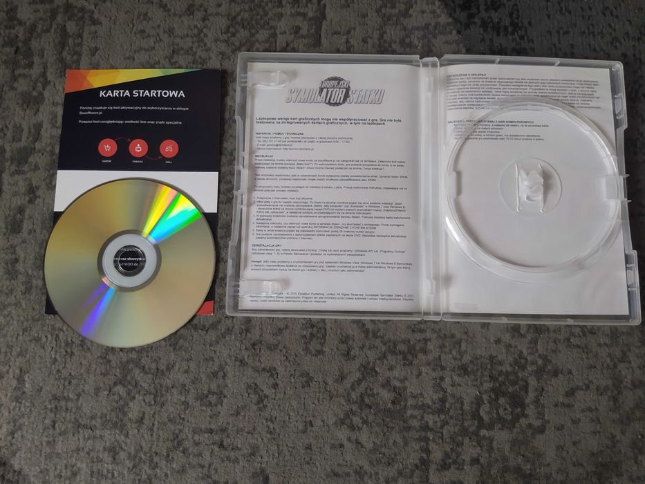 Europejski Symulator Statku PC DVD