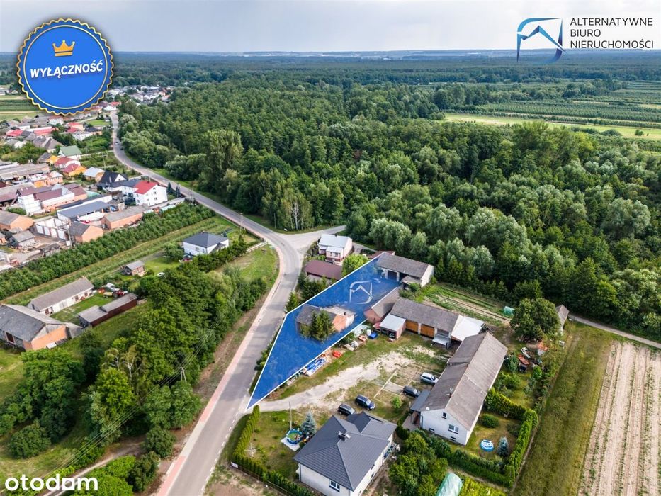 Siedlisko z potencjałem 1376 m² | Niedźwiada Duża - Widok 2