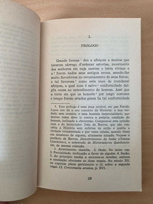 Livro "Crónica de D. João I" de Fernão Lopes