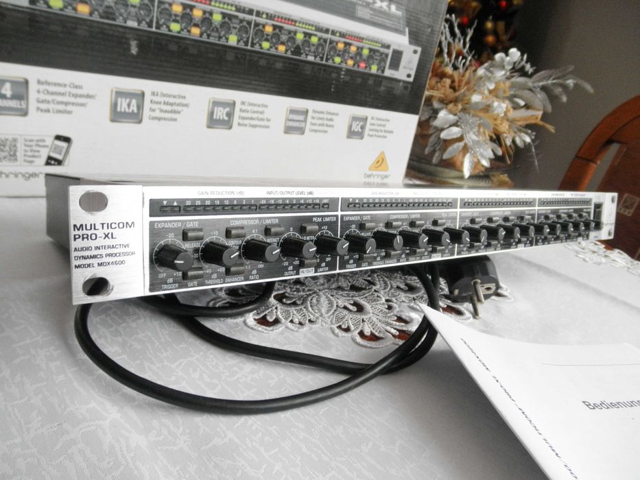 Behringer MDX4600 MULTICOM PRO-XL. ekspander/bramka/kompresor/limiter.