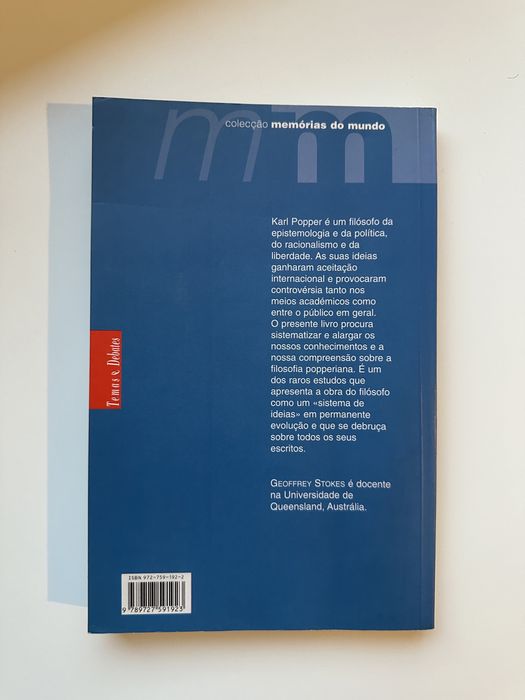 Livro Popper: Filosofia, Política e Método Científico