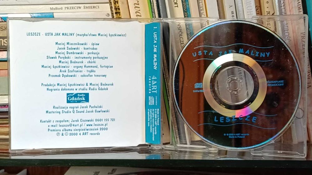 Leszcze Usta jak maliny CD Singiel Promo