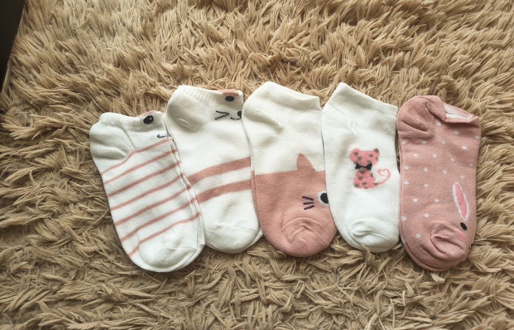 Nowe skarpetki damskie koty r. 35-38 5szt.