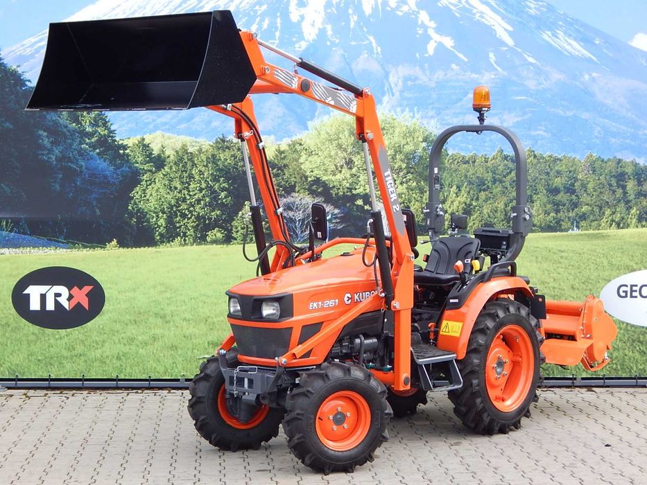Ciągnik Kubota EK1-261 25KM 4x4 TUR ładowacz czołowy traktor RATY 0% PROMOCJA Solis Yanmar