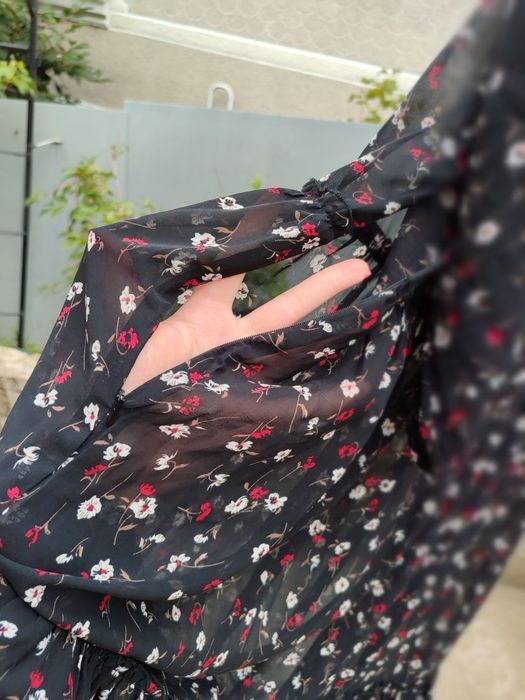 Легке жіноче шифонове плаття з підкладкою