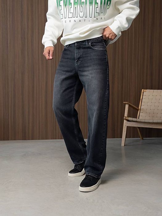 Джинси чоловічі, джинсы мужские свободные широкие relaxed jeans XL