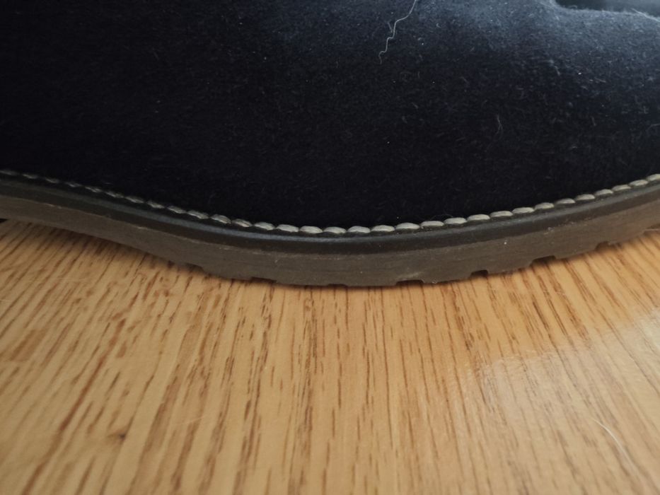 Tommy Hilfiger Wera 2 – zamszowe kozaki, granatowe, klasyka premium 39