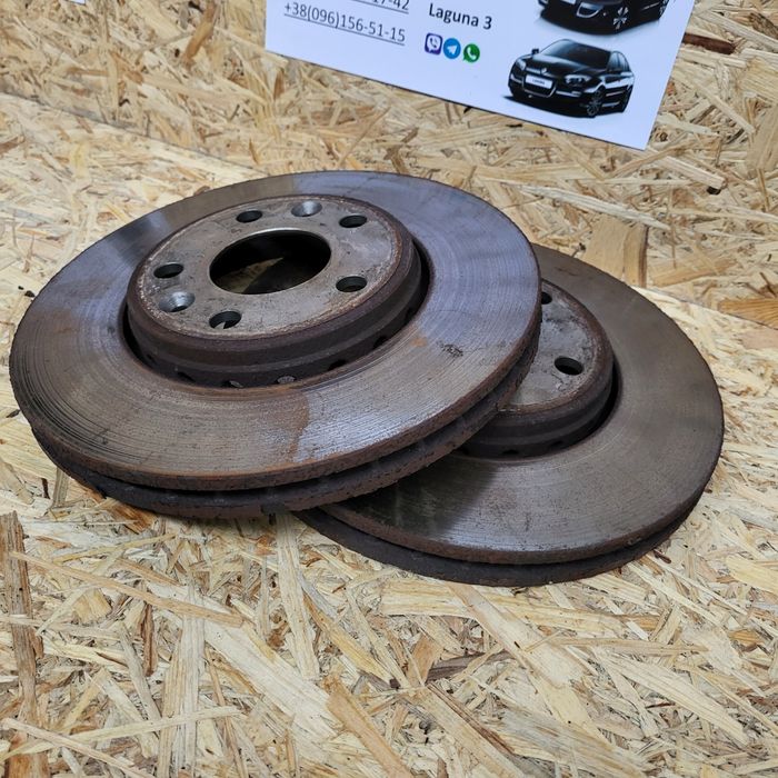 Тормозні диски передні задні Рено Лагуна 3 ступиця підшипник