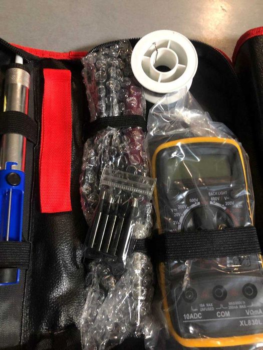 Набор для пайки Подарочный набор  Паяльник мультиметр цифровой PM830L