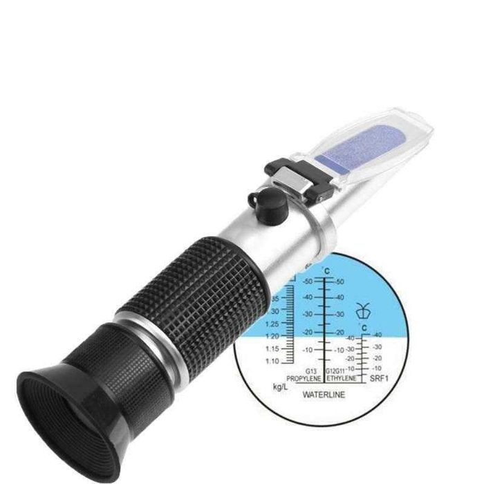 Refratômetro análise fluidos anticongelantes ou glicol