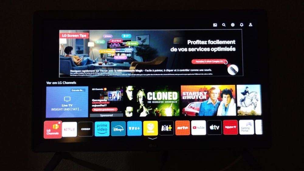 Televisao LG usada duas vezes