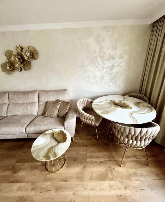 Stół + stolik kawowy Glamour SUPER CENA !!!