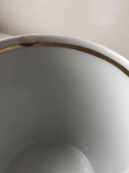 Кобальтовые фарфоровые чашки 2 штуки