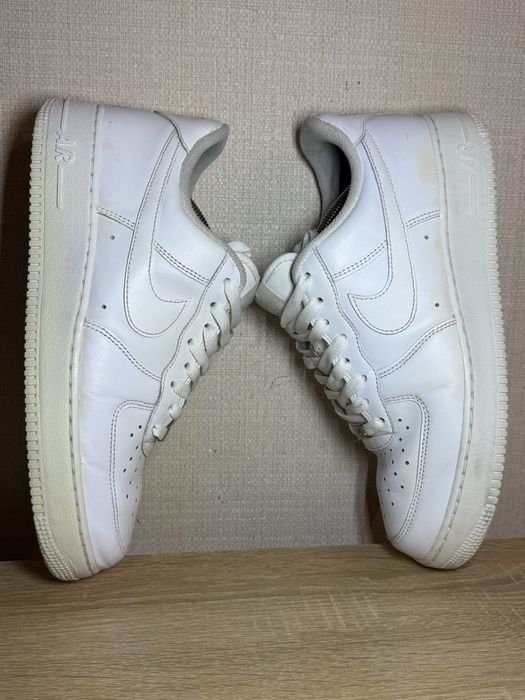 Оригінал найк еир форс 1 еір nike air force one білі white 44 роз 28см