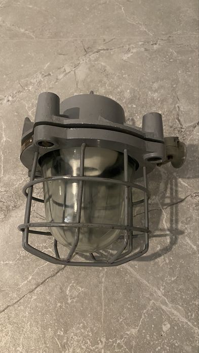 Lampa przeciwwybuchowa Polam oprawa 113-02Ex PRL loft industrial