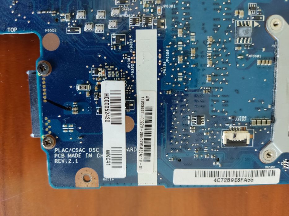 Motherboard Toshiba C855D-13G AVARIADA com processador AMD A864552106246146122