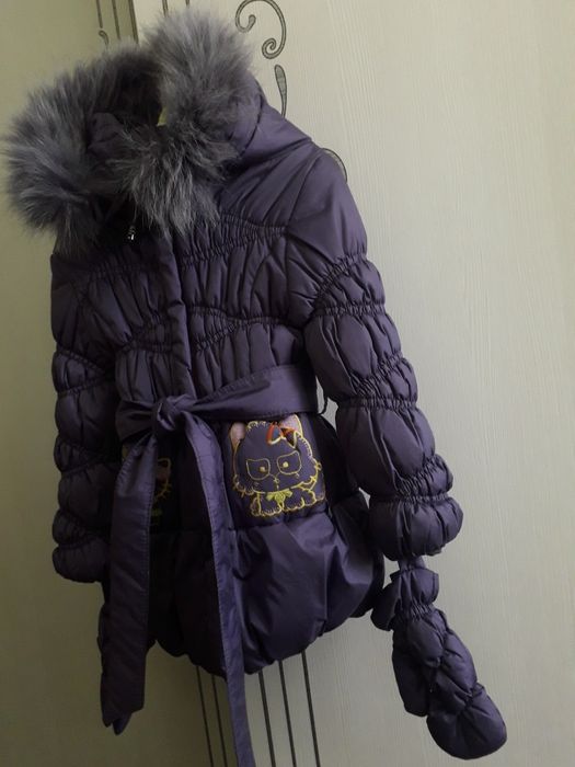 Зимова курточка+рукавички 1,5-2роки