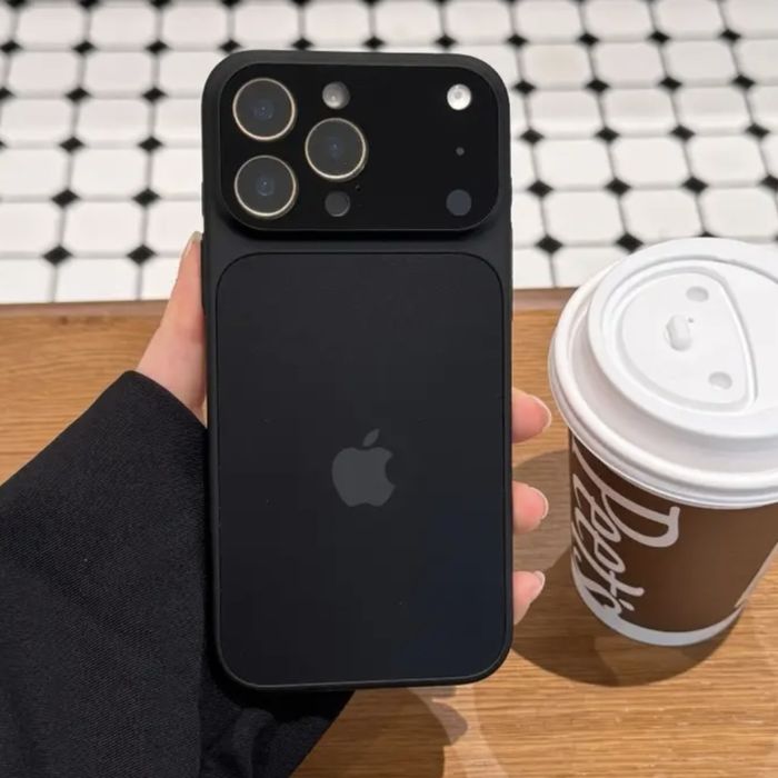 Чохол стиль iPhone 15 / 16 Pro Max оранжевый чехол айфон про макс