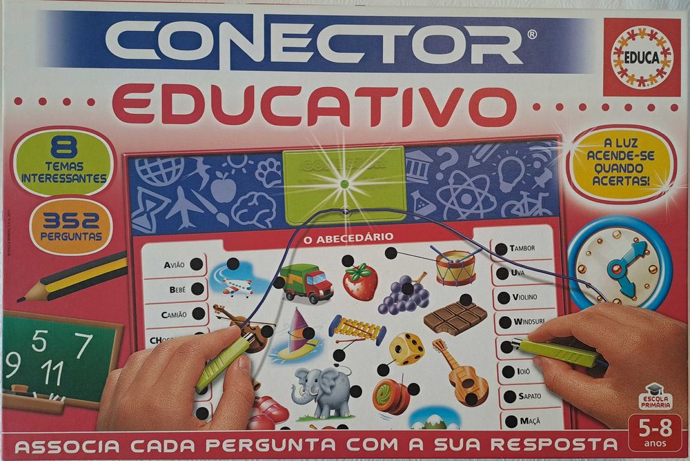 Jogo conector educativo (5-8 anos) 8 temas