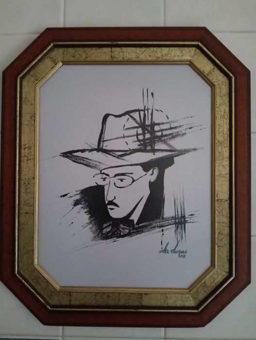 Quadro original de autor em acrílico sobre tela 58cm/48cm