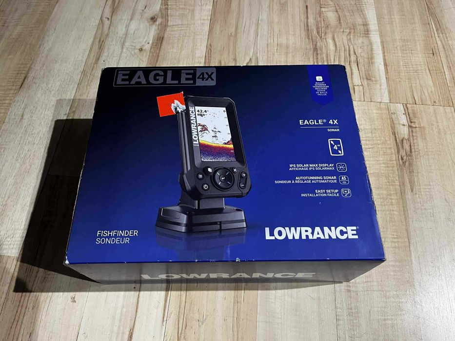 Echosonda LOWRANCE EAGLE 4X  Nowa zestaw