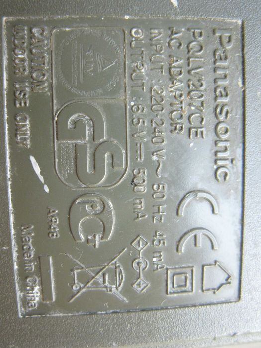 Блок питания для радиотелефона Panasonic PQLV207CE 6,5V 500mA