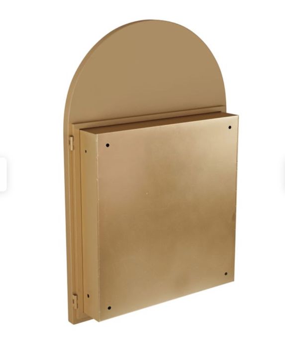 Miedziane zlote retro lustro lazienkowe szafka lazienkowa loft design