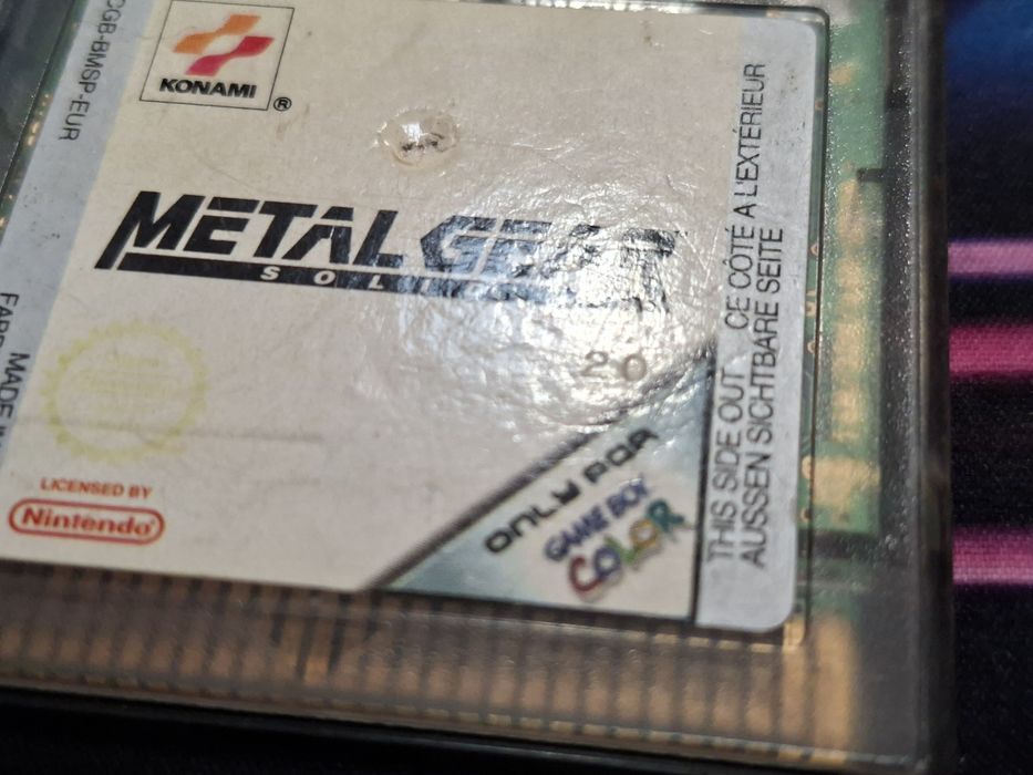Metal Gear Solid Gameboy Color RARO