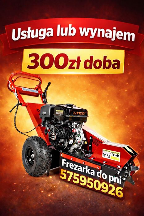 Wynajem frezarka do pni