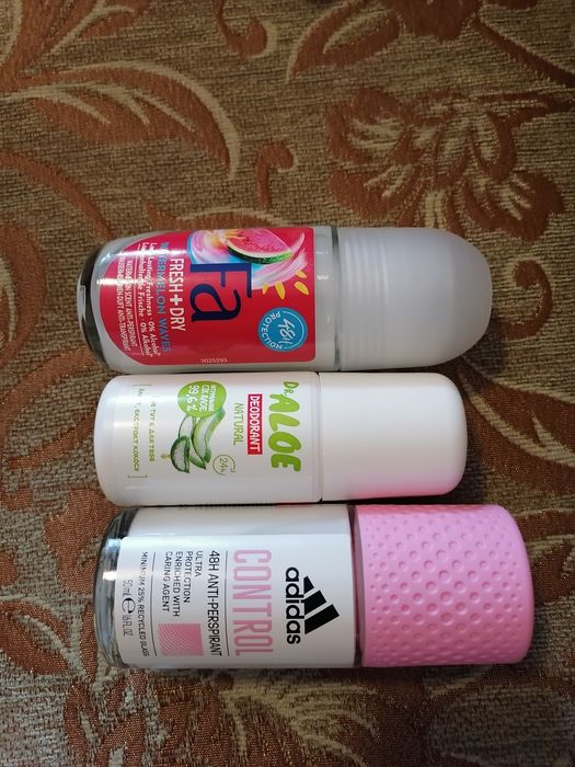 Дезадоранти нові набір,  Fa, dr. Aloe, Adidas