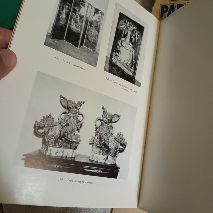 Catálogo de antiguidades 1959, objetos de arte que pertenceram ao Dr J