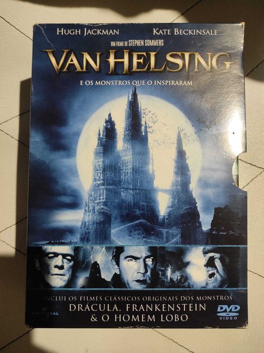 RARO - Box DVD “Van Helsing e os Monstros que o Inspiraram” (4 discos)