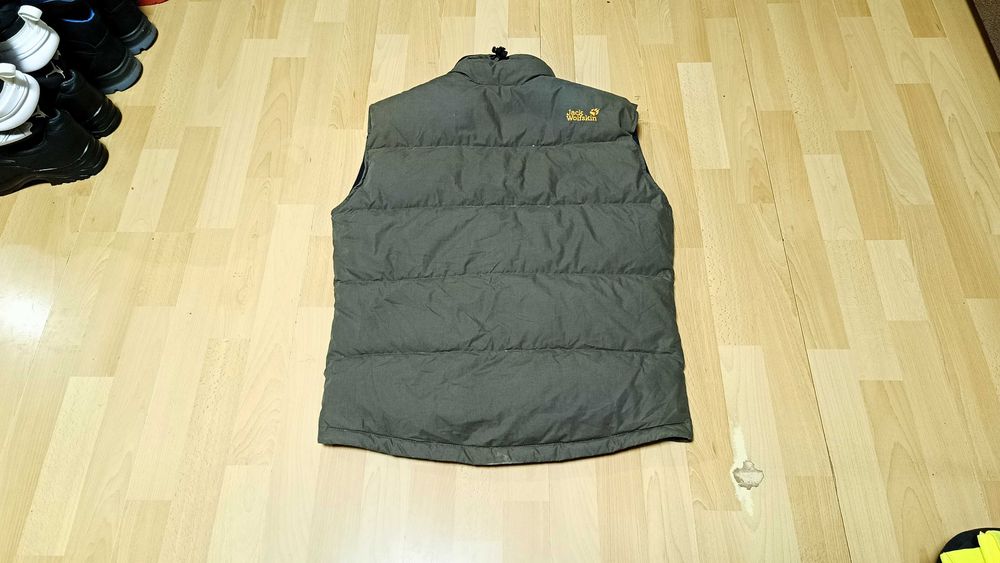 Męska kamizelka puchowa JACK WOLFSKIN r.S stan bardzo dobry