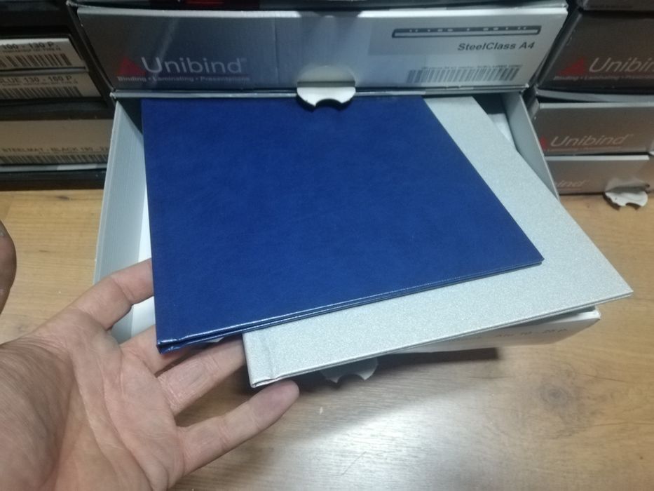 Consumíveis pra encadernação térmica