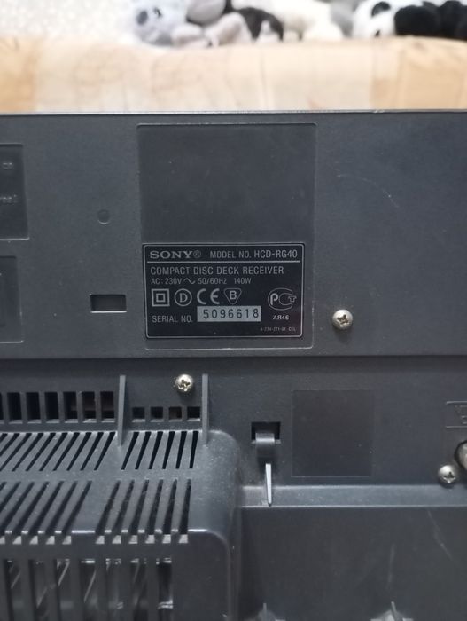 Музыкальный центр Sony HCD-RG40