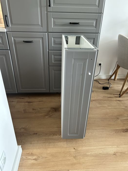 Szafka kuchenna cargo IKEA BODBYN szary 20x60x90
