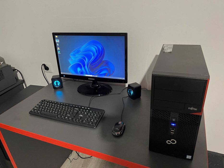 Komputer Do Nauki PC Zestaw Komplet  Win11 i5 8GB SSD 500GB  Monitor22