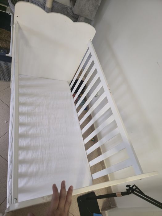 Berço Buhito IKID 60X120 cm, Branco