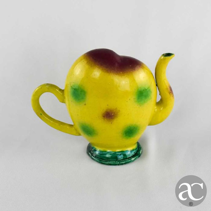 Bule Cadogan porcelana da China, policromado, séc. XIX