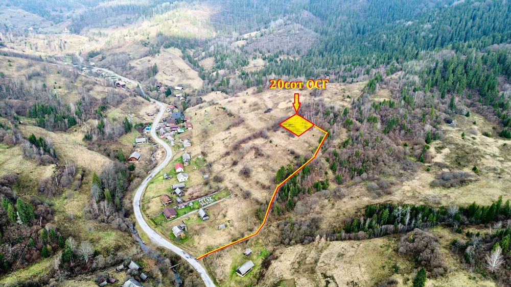 Продаж земельної ділянки у с.Орявчик