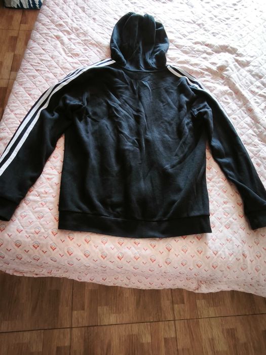 Casaco de fato de treino da Adidas preto/ 11-12 anos