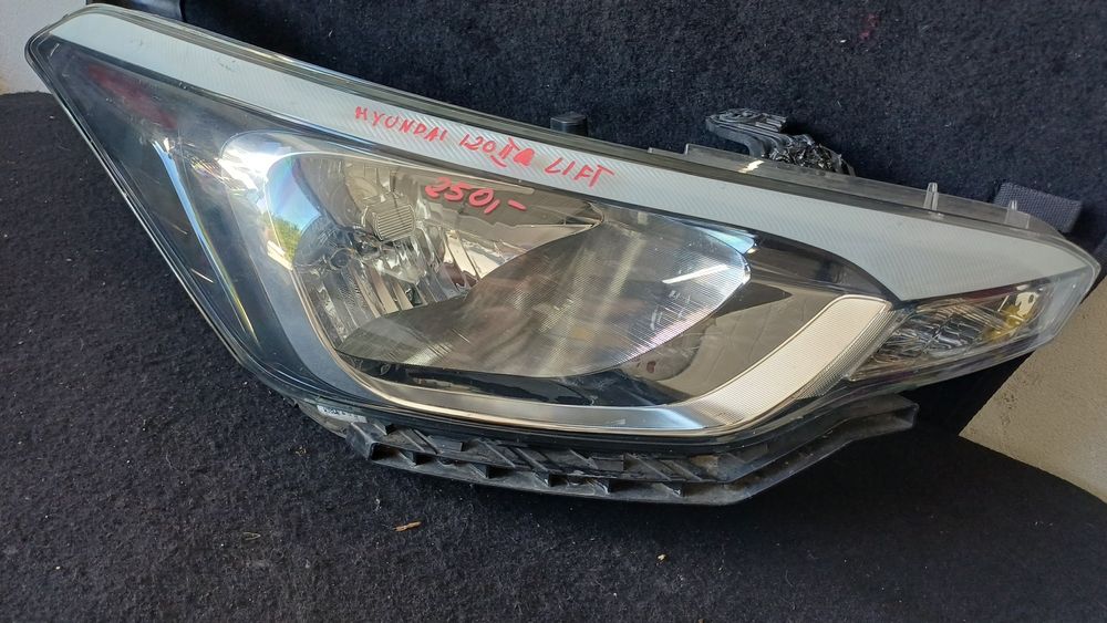 Lampa przednia prawa hyundai i20 ll lift