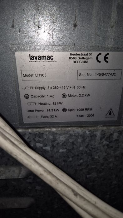 Máquina de lavar 16kg industrial