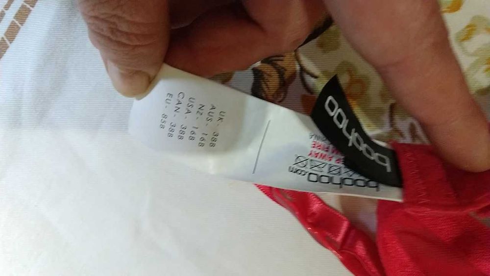 корсет boohoo с подтяжками для чулок новый размер L